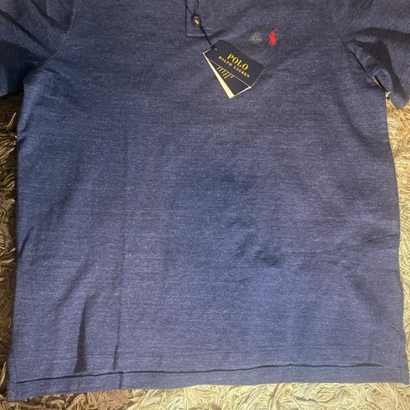 NWT MEN’S BLUE CLASSIC FIT POLO RALPH LAUREN SHIRT - Picture 8 of 8